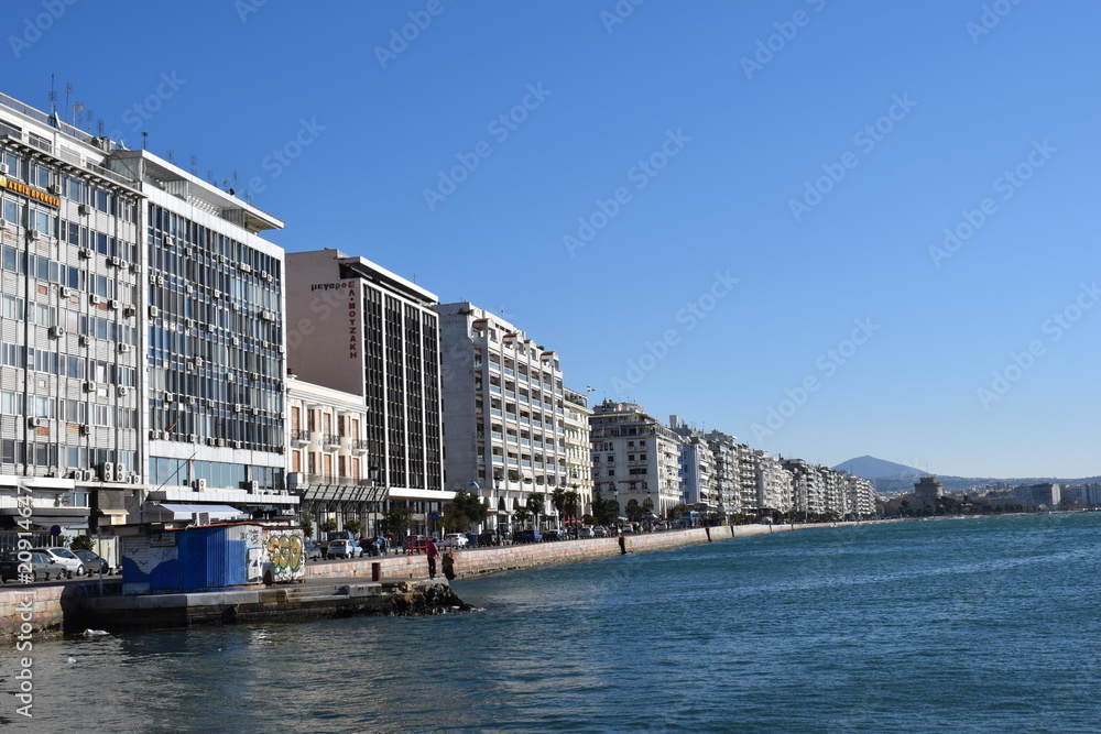 Obraz premium buildings view from the sea