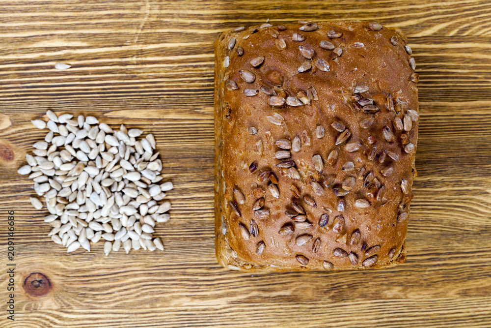 Fototapeta premium square loaf of bread