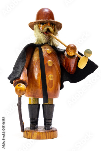 German Wooden Carved Inscense Smoker