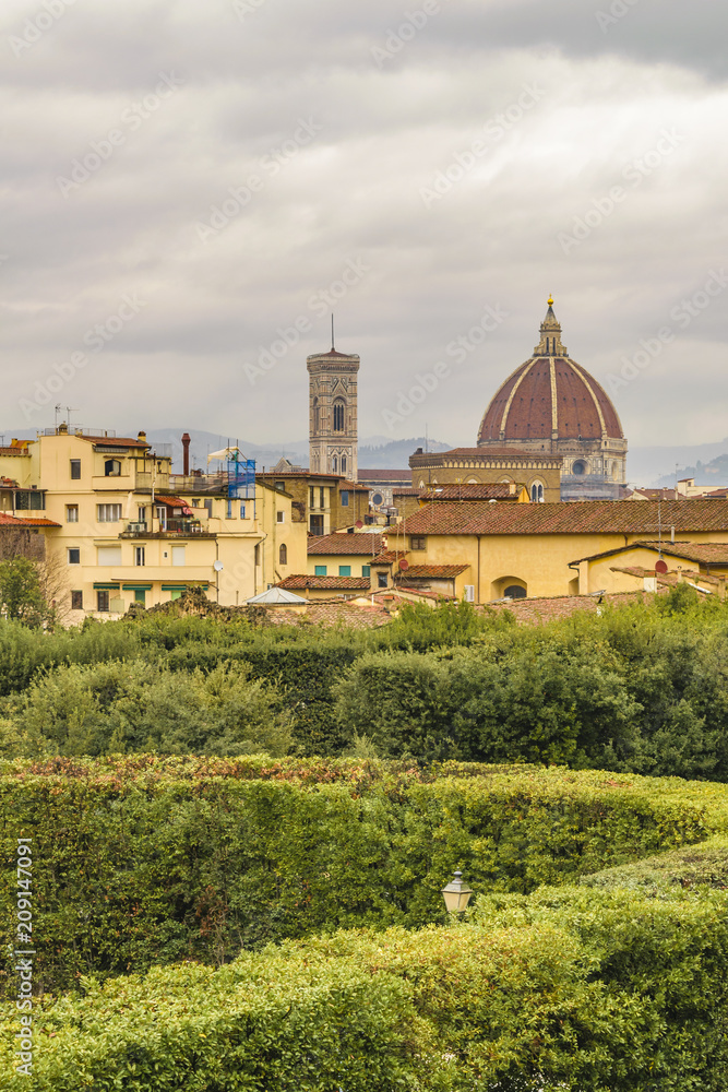 Fototapeta premium Aerial View Florence, Italy