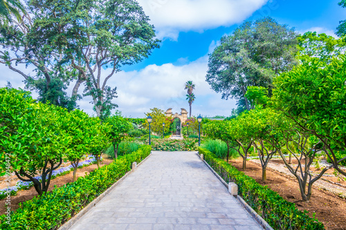 Gardens of Palazzo Parisio in Naxxar, Malta photo