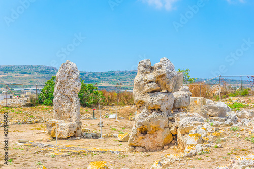 Skorba Temples at Mgarr, Malta photo