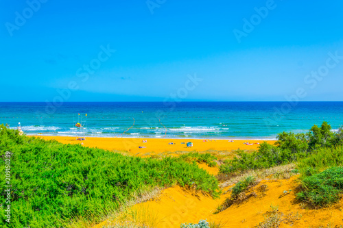 Ir-Ramla bay at Gozo, Malta photo