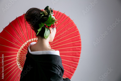 Fototapeta 花魁風の女性