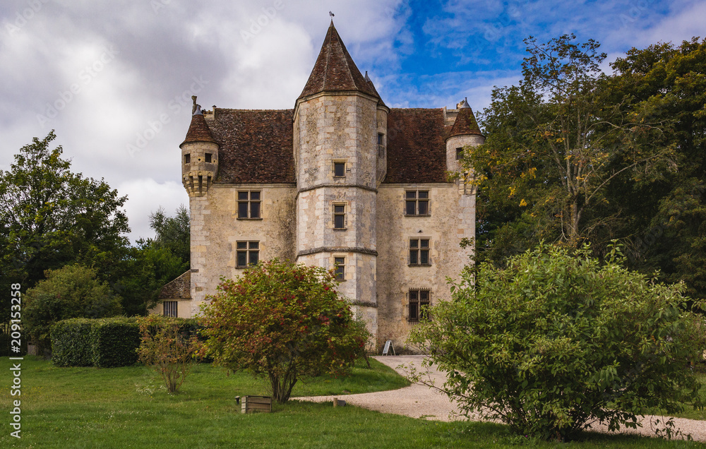 Castle in rural france