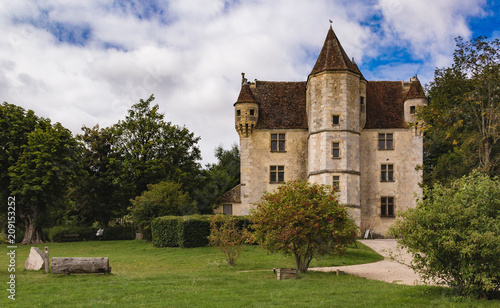Castle in rural france