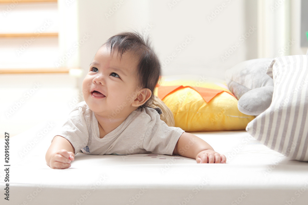 Cute smile and innocent bright eyes of Asian little children. Cute smile and innocent bright eyes of Asian little children.
