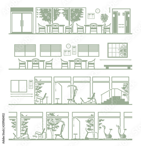 福祉施設のイラスト