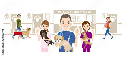 動物病院と獣医のイラスト Stock Vector Adobe Stock 動物病院と獣医のイラスト Stock Vector Adobe Stock
