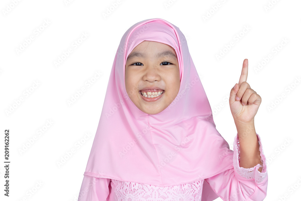 Asian Little Chinese Girl wearing traditional Malay costume Asian Little Chinese Girl wearing traditional Malay costume