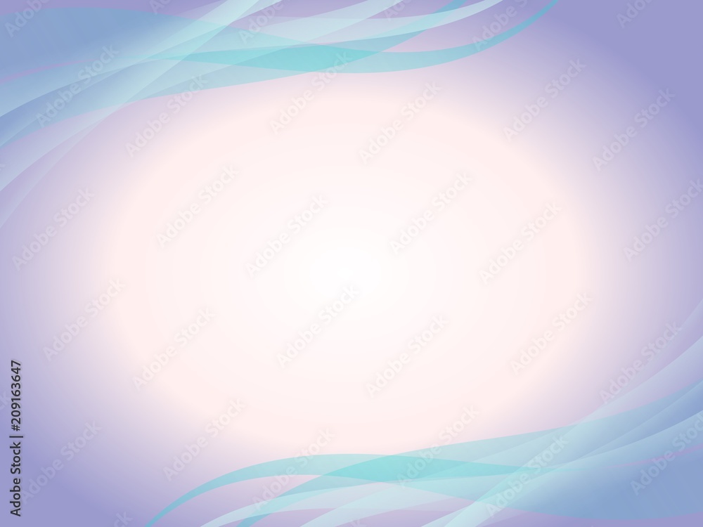 Fototapeta premium 背景用画像 渦巻く波模様 青