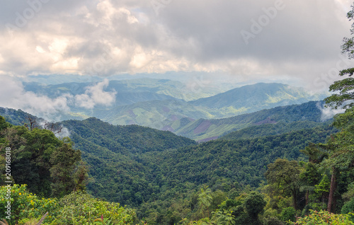 big green mountain ranges seen from top © Sergio de Flore