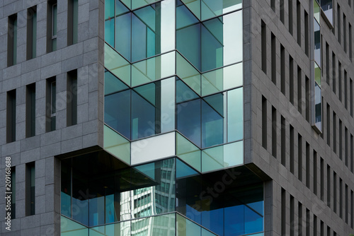 Abstract modern building detail. photo