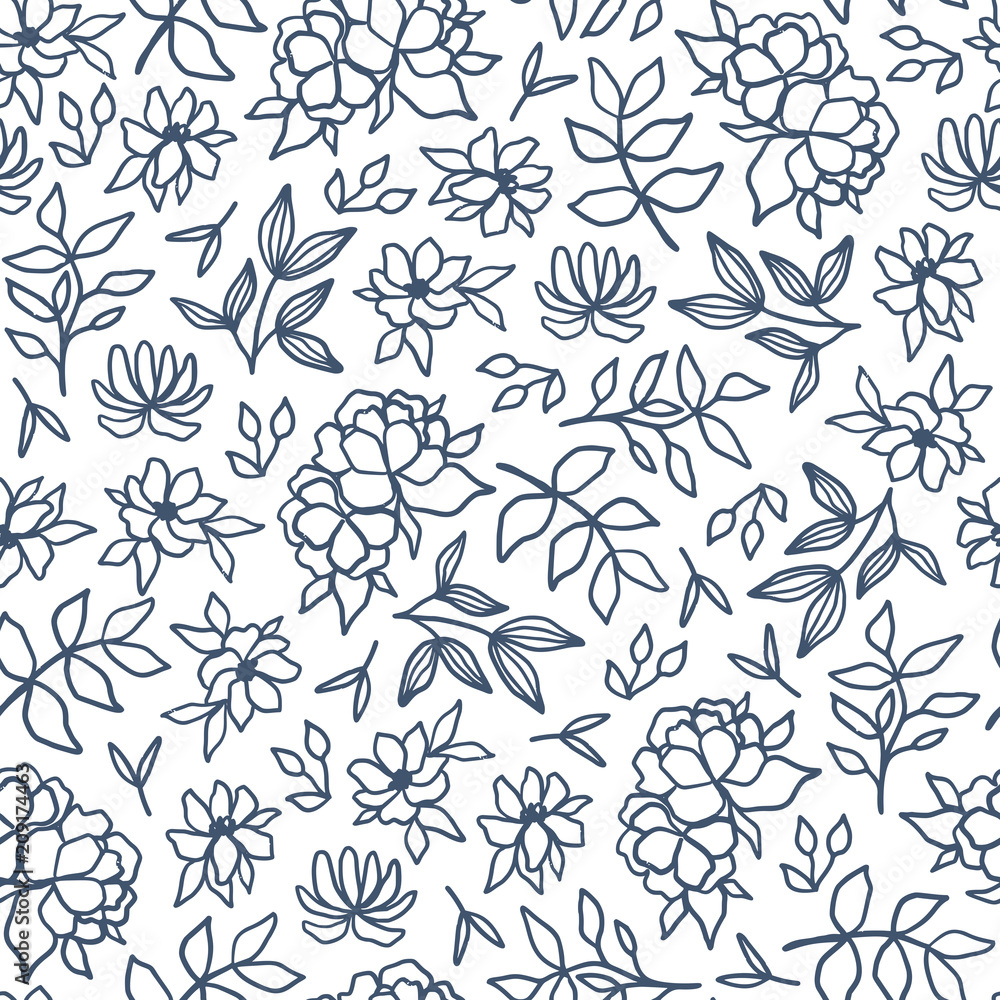 Fototapeta premium hand drawn pattern