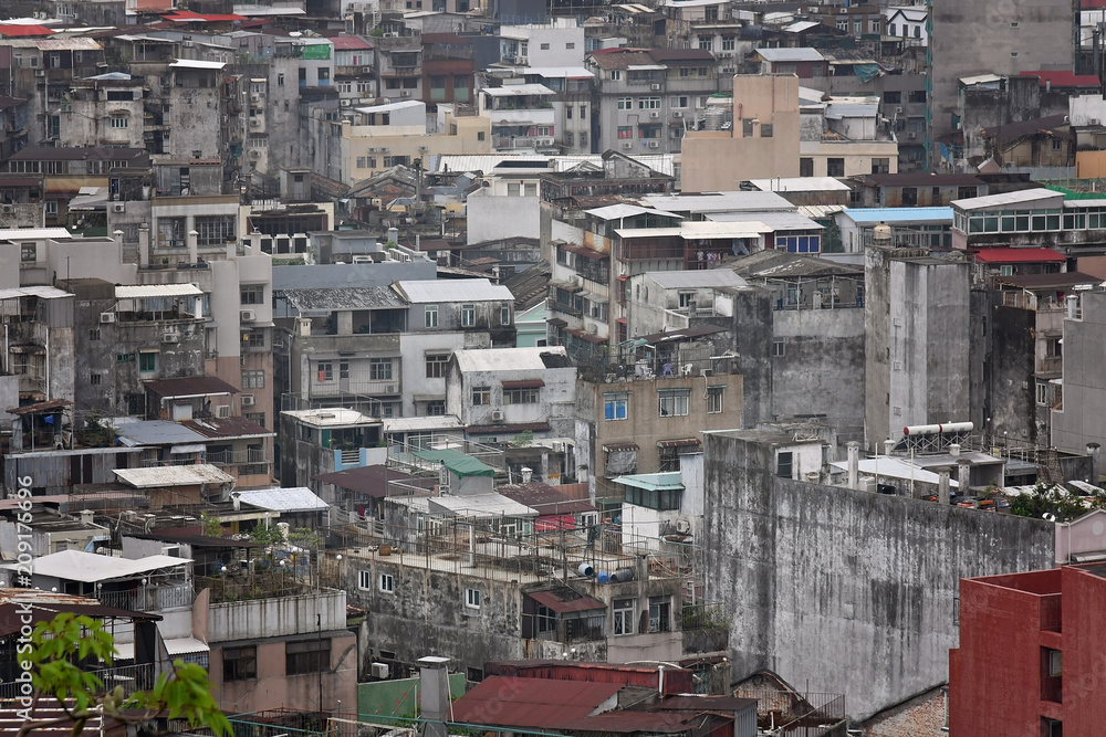 Slums of Macao residents, Hong Kong