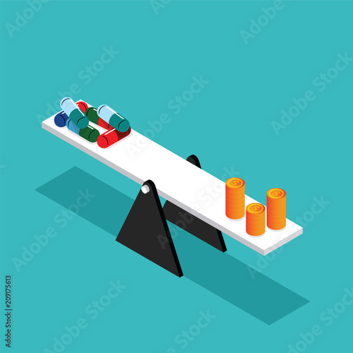 Pills and money balance