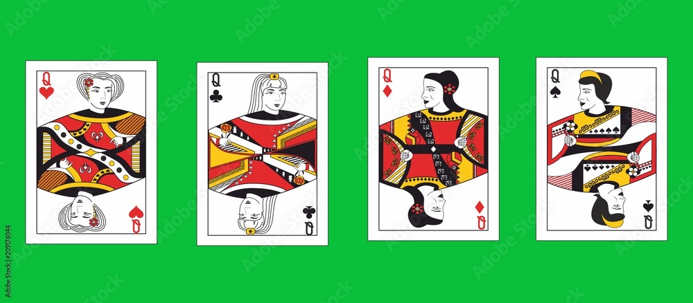 Fototapeta premium the queens set