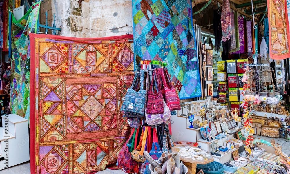 store at the old city of Jerusalem, Israel