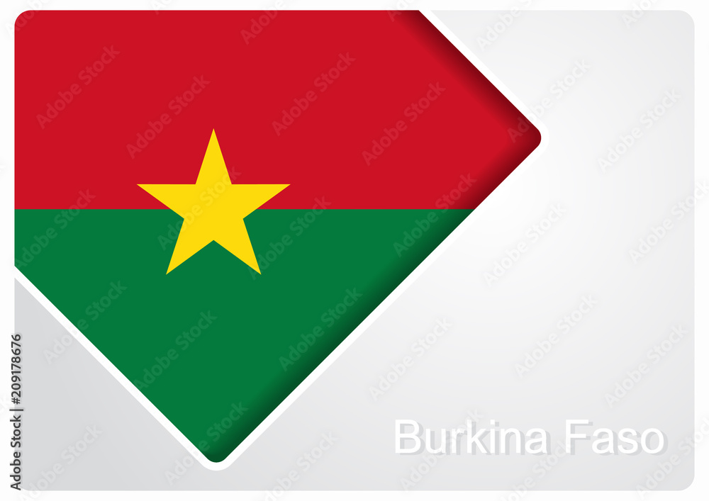 Burkina Faso flag design background. Vector illustration. Burkina Faso flag design background. Vector illustration.