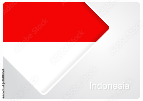 Free Download Indonesian flag design background. Vector illustration. - GFXLoad