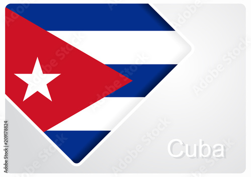 Free Download Cuban flag design background. Vector illustration. - GFXLoad