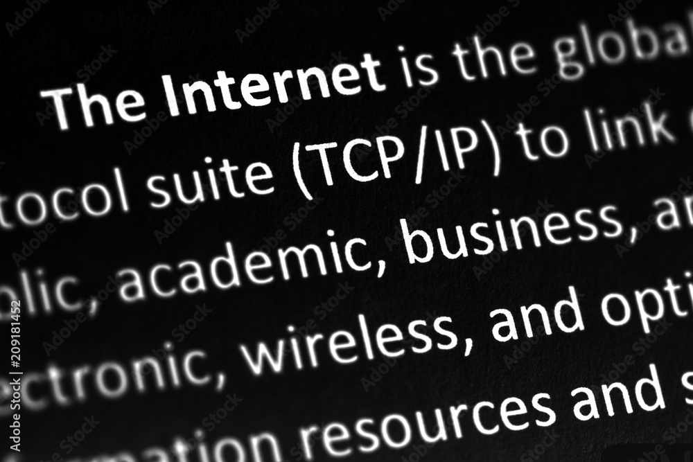 The Internet explanation or description in dictionary or article. The Internet explanation or description in dictionary or article.