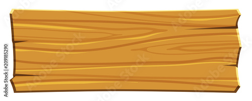 cartoon wood board