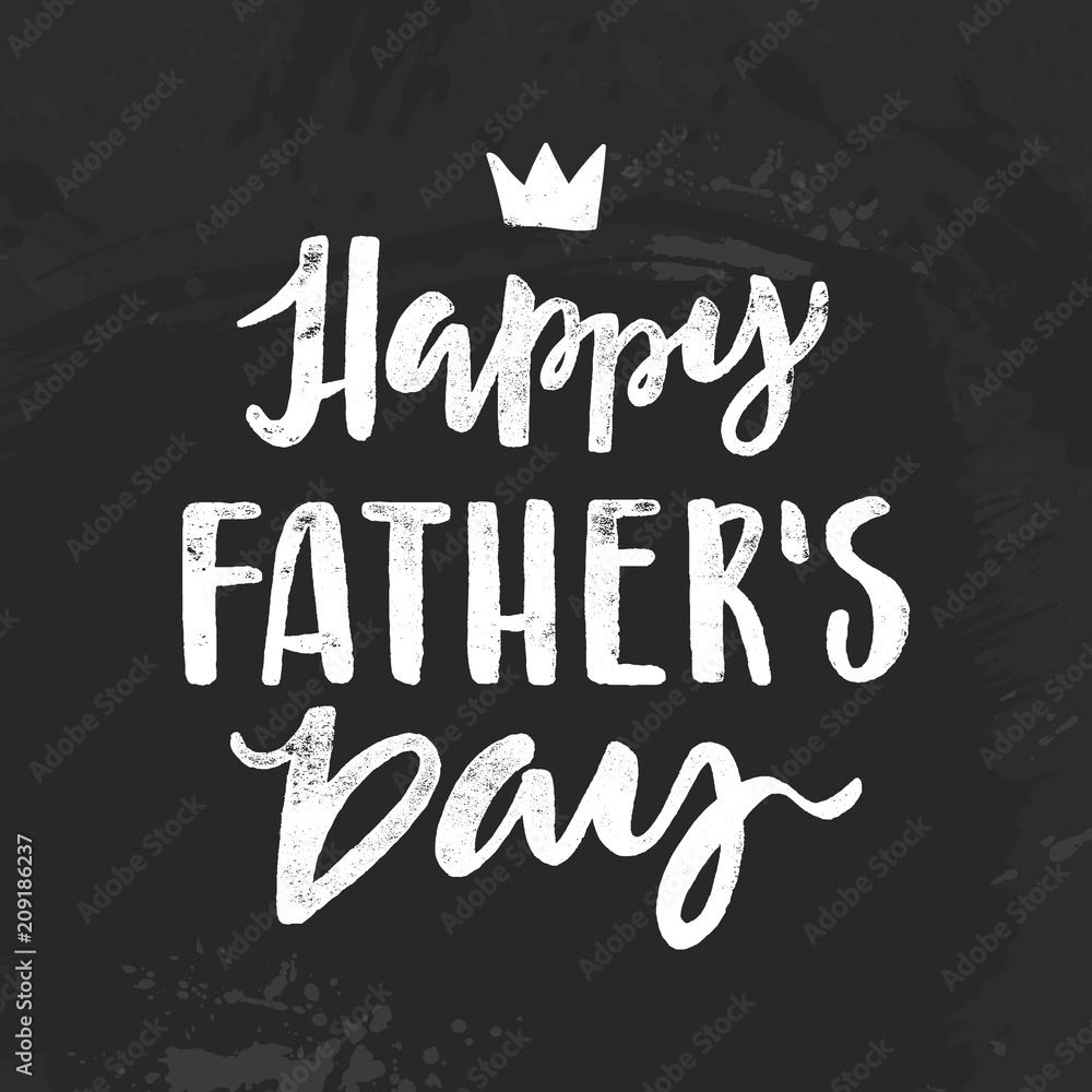 Happy fathers day handwritten lettering Happy fathers day handwritten lettering