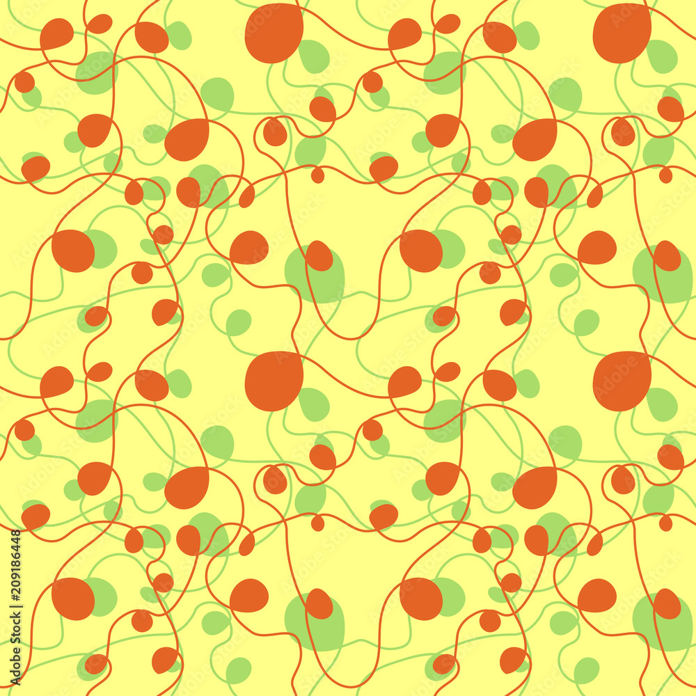 Seamless repeating pattern of smooth intersecting lines Seamless repeating pattern of smooth intersecting lines