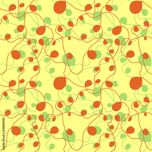 Seamless repeating pattern of smooth intersecting lines