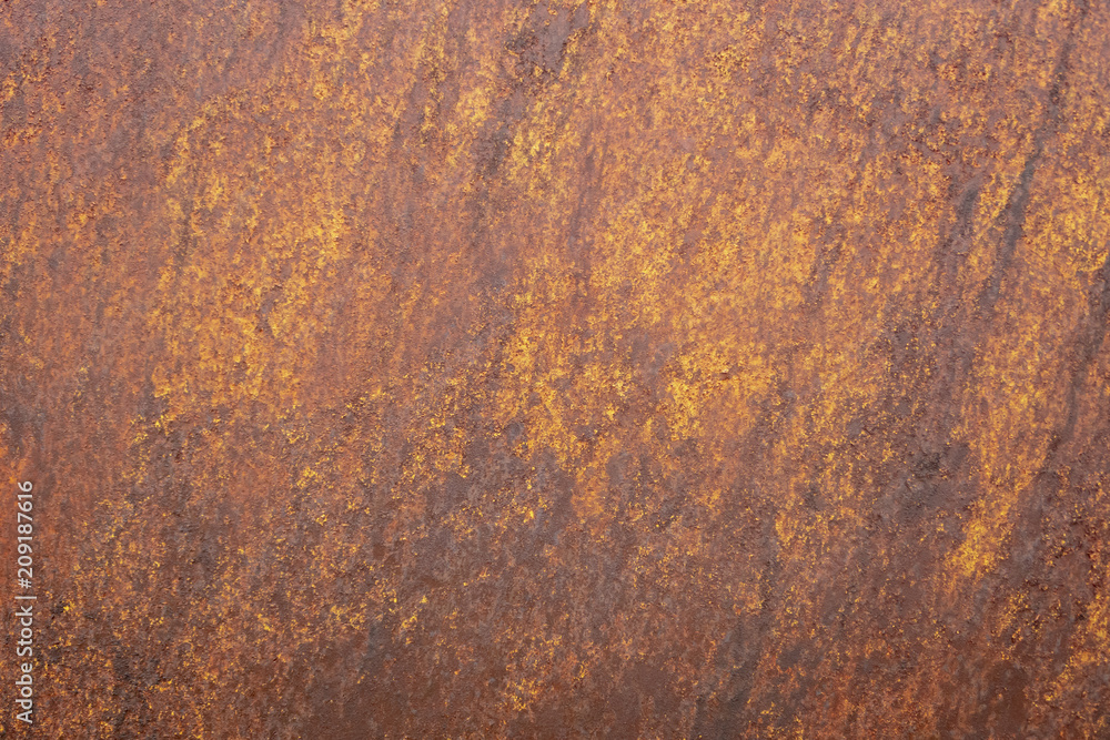 rusty metal background.