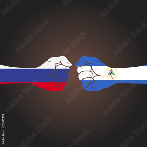 Conflict between countries: Russia vs Nicaragua