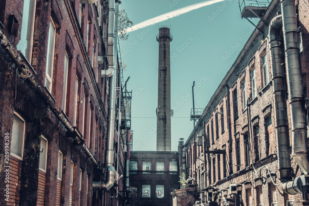 Naklejka premium Завод