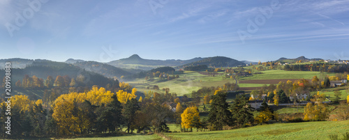 France, Auvergne, Les sucs de l'Yssingelais (mountains)