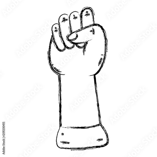 grunge opposition hand protest revolution demostration