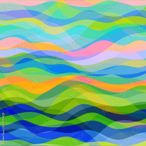 Abstract Wavy Background
