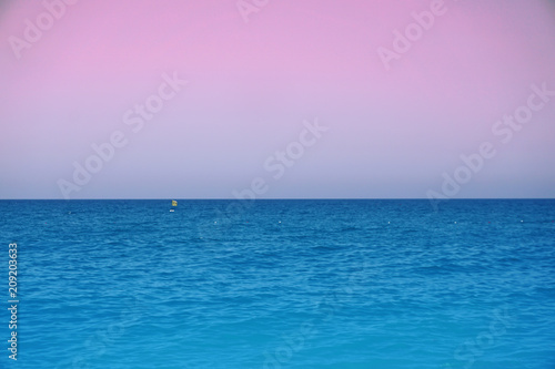 Horizon of the sea
