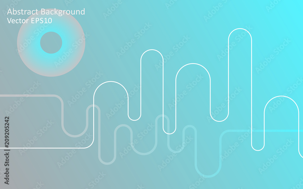Grey and blue abstract vector background