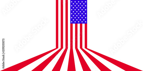 U.S. flag. Background on us independence day. The 4th of July.