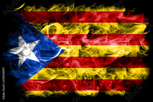  Catalonia smoke flag, dependent territory flag