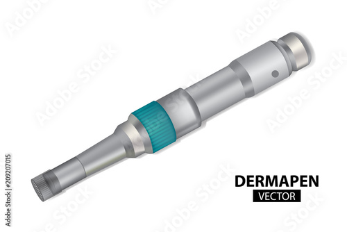 DERMAPEN. Microneedle stamping device. Collagen induction therapy photo