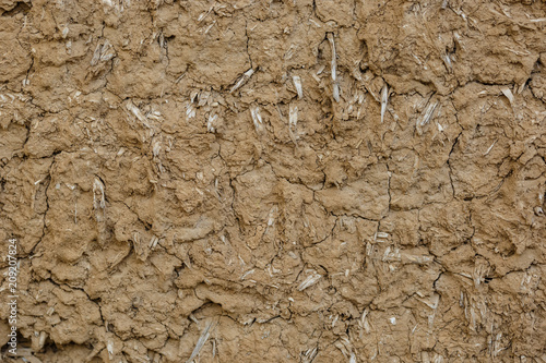 Ancient clay wall textures