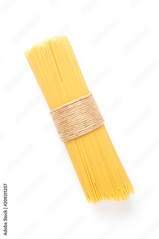 Pasta on a white background Pasta on a white background