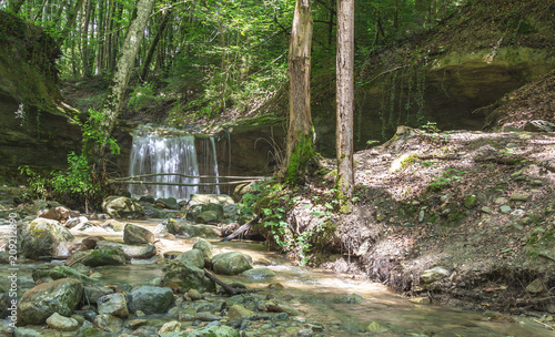 Waterfall on the river Mebre 9 photo