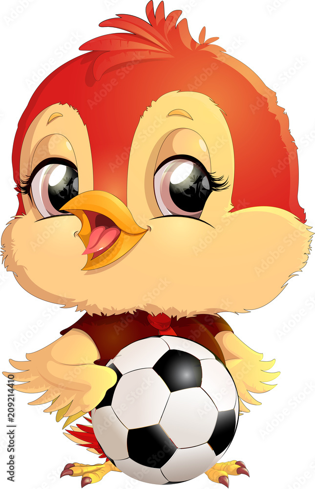 Fototapeta premium beautiful cute bird