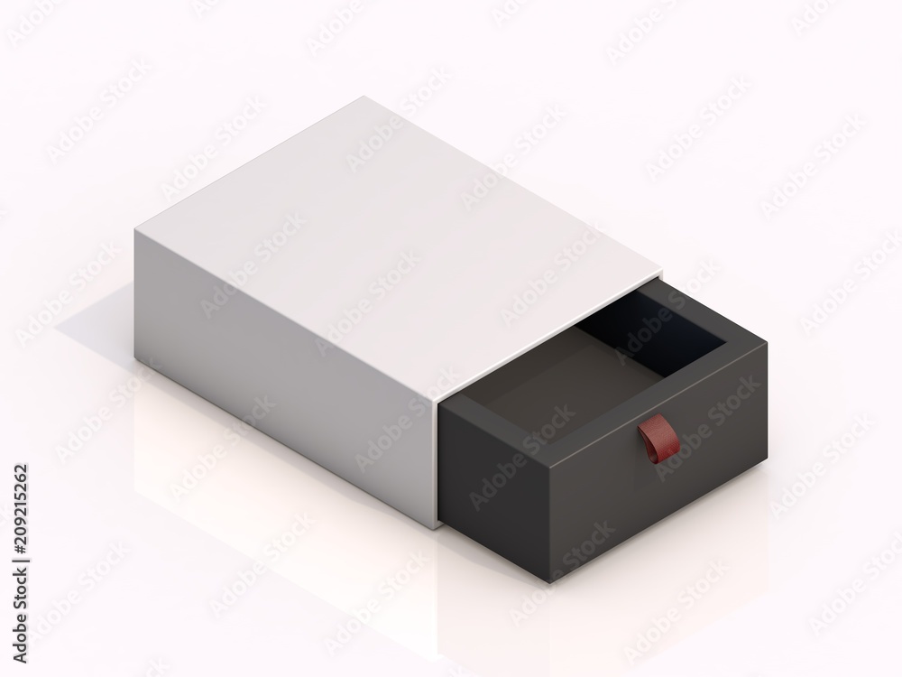 3d rendering blank boxes isolated on white background 3d rendering blank boxes isolated on white background