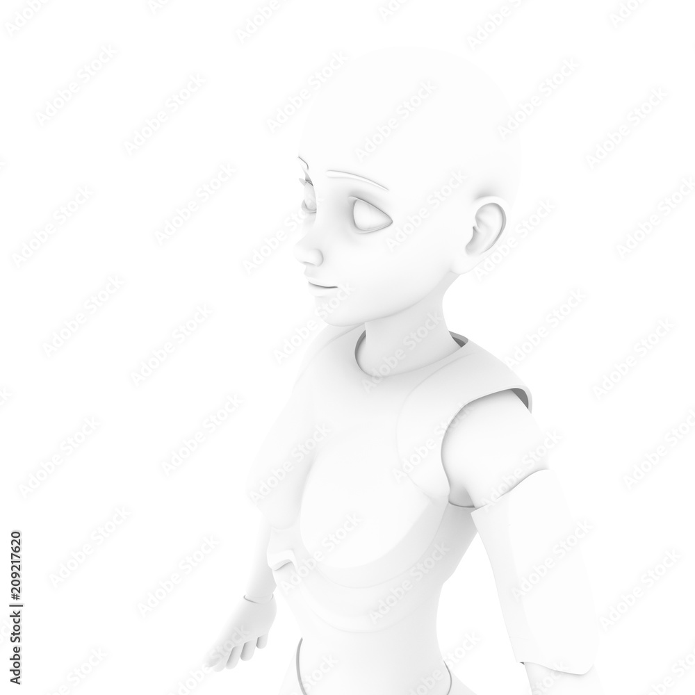 she is a robot smiling she is a robot smiling