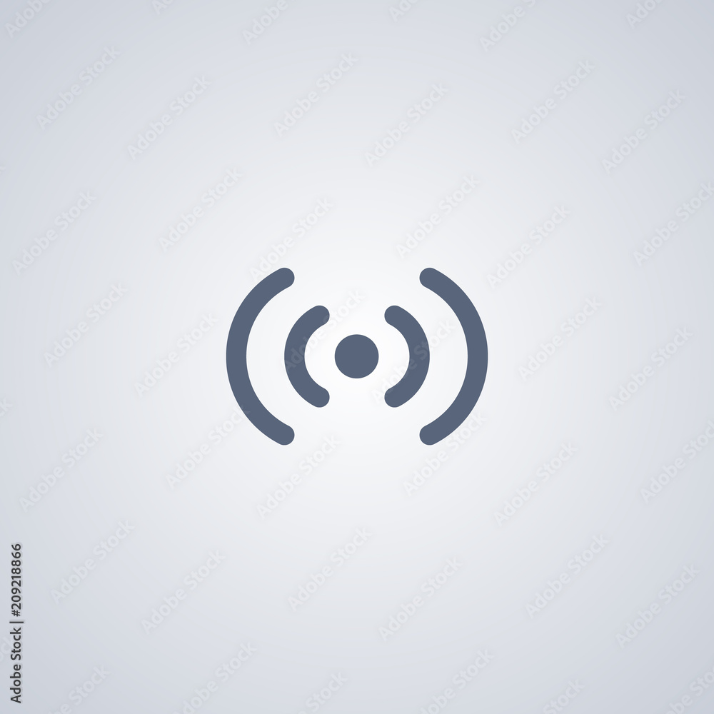 Radio link icon, Antenna icon Radio link icon, Antenna icon