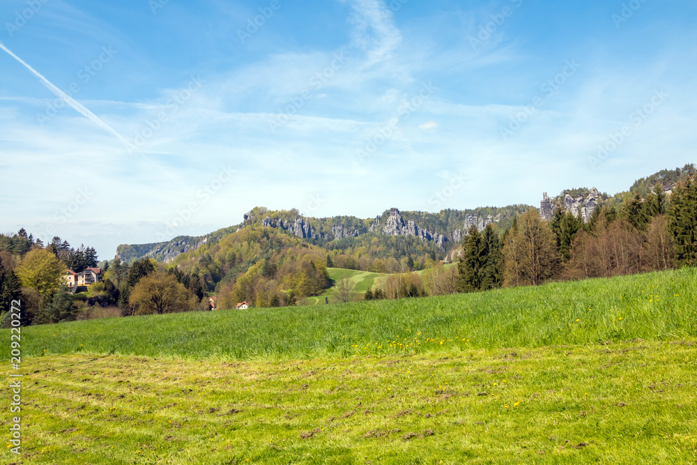 Saxon Switzerland - Bastei in background
