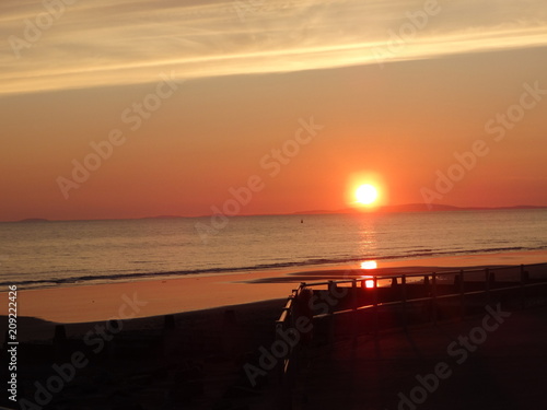 Tywyn Beach Sunset photo